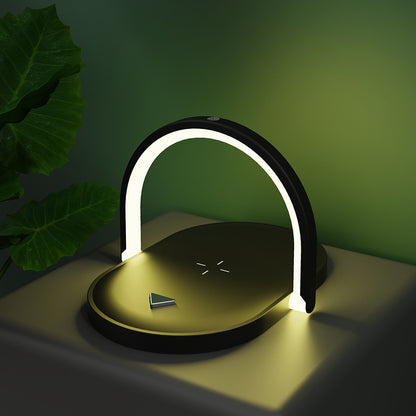 Foldable Wireless Charger Night Light Table Lamp