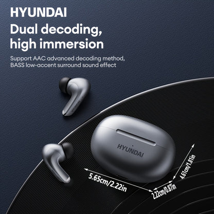 Hyundai LP5 In-Ear Earphones with Low-accent Surround Sound, Noise Reduction, and Sports Performance