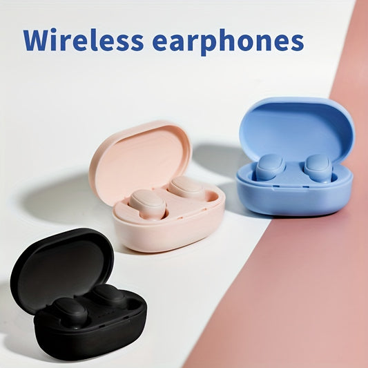 Compact TWS Wireless Earbuds with Portable Charging Case - Great Holiday Gift!