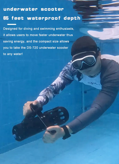 Enhanced Product Title: DCCMS Sea Scooter - Underwater Scooter for Diving, Snorkeling, and Paddleboarding