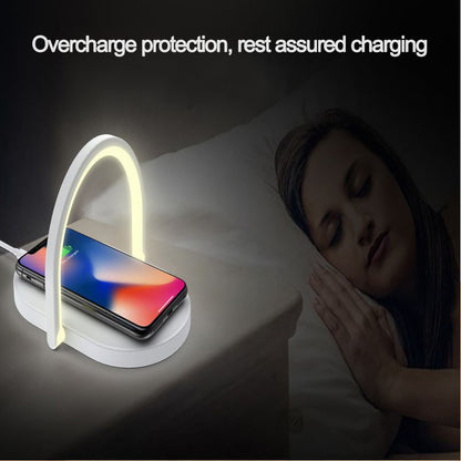 Foldable Wireless Charger Night Light Table Lamp