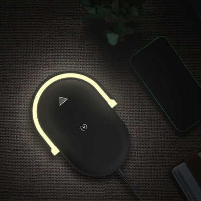 Foldable Wireless Charger Night Light Table Lamp