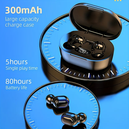 2024 Wireless Earphones Headphones with LED Display Touch, In-Ear TWS Earbuds for Sports and Games on IOS/Android