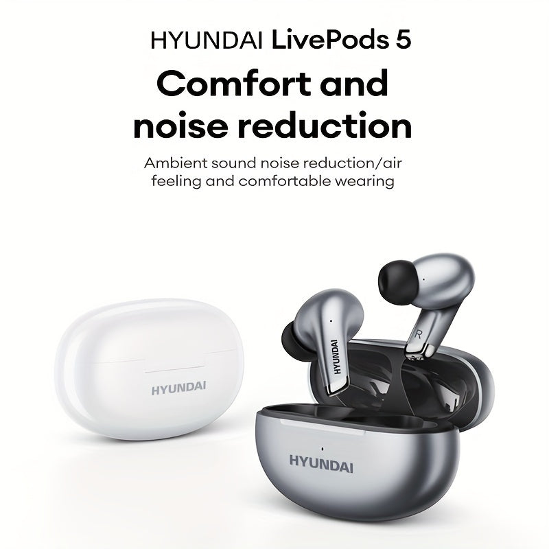 Hyundai LP5 In-Ear Earphones with Low-accent Surround Sound, Noise Reduction, and Sports Performance